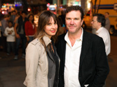 Tony winner Douglas Hodge attends the Love, Love, Love opening with hair and wig designer Amanda Miller.