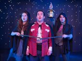 Andy Miller, Zac Moon and Stephen Stout in Puffs. 