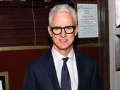 John Slattery looking sharp for his opening night in The Front Page.