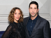 You gotta have Friends. David Schwimmer and his wife Zoe Buckman get together at The Front Page’s starry Great White Way opening.