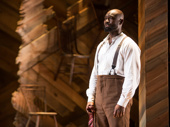 Isaiah Johnson as Mister in The Color Purple. 