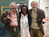 The guests at Oh, Hello just keep getting better and better! Tony winner Whoopi Goldberg gets the tuna treatment from Nick Kroll and John Mulaney.(Photo: Instagram.com/nickkroll)