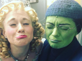 Because Wicked knew you, it has been changed for good. Carrie St. Louis and Jennifer DiNoia are adorable, even when they're bummed out. See St. Louis travel by bubble at the Gershwin Theatre before she exits on October 30.(Photo: Instagram.com/jennydinoia)