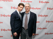 We're feeling emotional looking at these two Marvins! Christian Borle gets together with original Falsettos star Michael Rupert.