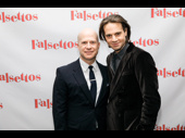 Falsettos' devoted producer Jordan Roth steps out for his Broadway opening with husband Richie Jackson.