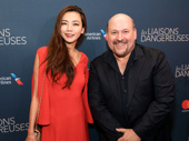 Tony-nominated composer Frank Wildhorn and his wife Yōka Wao attend the Great White Way opening of Les Liaisons Dangereuses.