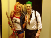 It's Suicide Squad's Harley Quinn and The Joker! The other 364 days of the year, they're stage and screen fave Matthew Morrison and his wife Renee Puente.(Photo: Twitter.com/Matt_Morrison)