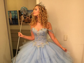 One of our favorite Broadway Halloween costumes! Beth Behrs is certainly rejoicifying as Wicked's Glinda for a day. Who wouldn't with all that tulle?(Photo: Instagram.com/bethbehrsreal) 