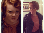 "Is that a new bra?" Beautiful's Jessica Keenan Wynn snaps a pic as Stranger Things' Barb. The Netflix series is a crazy popular costume inspiration this year.(Photo: Instagram.com/jkwynn)