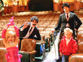 It's officially Halloween when the Harris-Burtka clan releases their adorable family costumes! This year? A collection of Hollywood icons: Neil Patrick Harris as Groucho Marx, David Burtka as Charlie Chaplin, Harper as Marilyn Monroe and Gideon as James Dean. The family snapped this pic at the New Amsterdam Theatre, home of Broadway's Aladdin.(Photo: Instagram.com/nph)