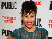 Playwright Dominique Morisseau attends the off-Broadway opening of Sweat.