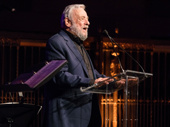 Tony winner and Broadway legend Stephen Sondheim takes the stage.
