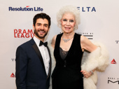 Fiddler on the Roof fave Adam Kantor gets together with Drama League President Jano Herbosch.