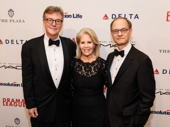 David Hyde Pierce's husband and It Shoulda Been You scribe Brian Hargrove, Tony-winning producer Daryl Roth and the evening's honoree snap a pic.