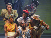 Daniel J. Watts as Black Man With Watermelon and the cast of The Death of the Last Black Man in the Whole Entire World.