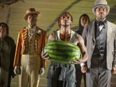 Daniel J. Watts as Black Man With Watermelon and the cast of The Death of the Last Black Man in the Whole Entire World.