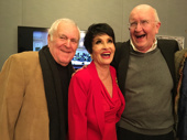 A trio of greats: John Kander, Chita Rivera and John Doyle snap a pic on the night of Rivera’s Carnegie Hall debut.(Photo: Merle Frimark)