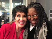Awww! The stars truly stepped out for Chita; Nowadays at Carnegie Hall. Chita Rivera and Whoopi Goldberg are all smiles.(Photo: Merle Frimark)