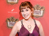 Natasha, Pierre and the Great Comet of 1812 star Brittain Ashford celebrates her Broadway debut.