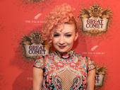 Natasha, Pierre and the Great Comet of 1812 dance captain Paloma Garcia-Lee works the red carpet.