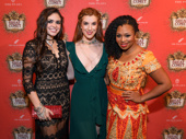 Natasha, Pierre and the Great Comet of 1812’s Ashley Pérez Flanagan, Courtney Bassett and Sumayya Ali are definitely decked out for a Russian fete!