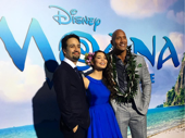 Lin-Manuel Miranda, Auli'i Cravalho and Dwayne Johnson surf the blue carpet in style at the Moana premiere. The rest of us can catch it in theaters on November 23!(Photo: Instagram.com/disney)