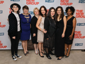 Girl power! Sweet Charity's all-female band and music direction team gets together for opening night.