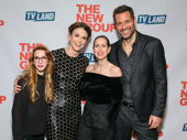 Awww! The Younger family is back together for Sutton Foster's opening night in Sweet Charity. Molly Bernard, Miriam Shor and Peter Hermann get together.