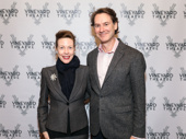 Actors Veanne Cox and Ezra Barnes attend the off-Broadway opening of This Day Forward.(Photo: Emilio Madrid-Kuser)