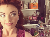 That Ginger Top's got a lot of goodies in her dressing room! Paramour's Ruby Lewis keeps her sweet tooth satisfied backstage.(Photo: Instagram.com/rubylewla)