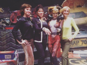 Bombalurinas unite! Former Broadway Bombalurinas Donna King, Marlene Danielle, current Cats star Christine Cornish Smith and first national tour flirtatious cat Cindi Klinger celebrate their red cat roots!(Photo: Instagram.com/christinecornish)