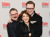 Nathan Lane and his husband Devlin Elliott hug it out with their dear friend, Tony winner Andrea Martin.