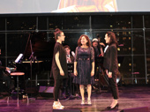Adina Verson, Mimi Lieber and Katrina Lenk of the Broadway-bound Indecent perform at Broadway Salutes The Blue Card, a non-profit organization that provides aid to Holocaust survivors.(Photo: Margarita Volfson)