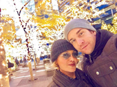 What's more adorable than these two on a sweet holiday walk? Nothing! Theater couple Orfeh and Andy Karl, who will star in Groundhog Day in March 2017, snap a pic to kick off the season of lights.(Photo: Instagram.com/orfeh)  