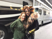 The Rum Tum Tugger doesn't usually care for a cuddle...but how can you refuse sweet-as-pie Jessie Mueller? The Waitress star snapped an adorable pic with Cats fave Tyler Hanes during the Macy's Thanksgiving Day Parade. (Photo: Twitter.com/CatsBroadway)