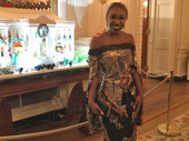 This lily of the field always turns heads! The Color Purple Tony winner Cynthia Erivo arrives at the White House for the 39th annual Kennedy Center Honors gala.(Photo: Instagram.com/cynthiaerivo)