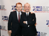 Cagney star Robert Creighton and Joel Grey get together at the York Theatre Company's Oscar Hammerstein gala.
