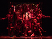 Todrick Hall as Lola and the cast of Kinky Boots. 