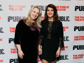 Tiny Beautiful Things scribe Cheryl Strayed and Nia Vardalos, who portrays her in the stage adaptation, get together on opening night.