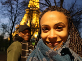 Nous sommes jaloux! In other words: we're super jealous! Hamilton Tony winner Leslie Odom Jr. and his wife and fellow performer Nicolette Robinson holiday in Paris.(Photo: Instagram.com/nicolettekloe)