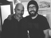 Josh Groban's turn to geek out! The Great Comet star was all smiles upon learning Tony winner Michael Cerveris was in the audience at a recent performance.(Photo: Instagram.com/joshgroban)