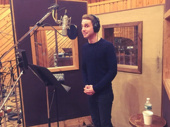 Looks like Ben Platt is waving through a window...in the recording studio! We can't wait to play the Dear Evan Hansen cast recording on repeat on February 3, 2017.(Instagram.com/bensplatt)