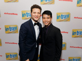 In Transit stars Justin Guarini and Telly Leung snap a sweet pic.