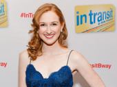 We're obsessed with Erin Mackey's opening night look! The In Transit star strikes a pose.