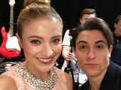 The best way to spend time before headlining a Broadway show in spring 2017? Partying it up at Z100's Jingle Ball, of course! Anastasia stars Christy Altomare and Derek Klena snap a selfie at the annual holiday event.(Photo: Instagram.com/christyaltomare)
