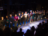 No day but today! The 20th anniversary production of Jonathan Larson’s Rent is playing a limited engagement through January 28, 2017 at the St. James Theatre in London. Here's a shot of the opening night curtain call on December 13.(Photo: Dan Wooller)