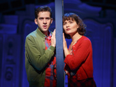 Adam Chanler-Berat and Phillipa Soo perform in Amélie, which is playing a limited pre-Broadway engagement through January 16, 2017 at Los Angeles's Ahmanson Theatre. Catch Amélie on Broadway beginning on March 9, 2017.(Photo: Joan Marcus)