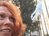 'Tis the season! Broadway's radiant redhead Carolee Carmello takes a stroll past the Rockefeller Center Christmas Tree. We're so excited to see her play Mrs. Lovett in the off-Broadway revival of Sweeney Todd beginning on April 11, 2017.(Photo: Instagram.com/caroleecarmello)