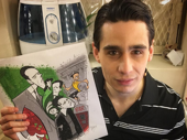A Bronx Tale star Bobby Conte Thornton is loving his show's Squigs portrait. We're so excited for a new year of Broadway Inks!(Photo: Instagram.com/bcontethor) 