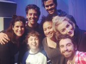 We're feeling the love from this Falsettos family photo! Christian Borle, Andrew Rannells, Stephanie J. Block, Tracie Thoms, Betsy Wolfe, Anthony Rosenthal and Brandon Uranowitz got together after the production's final taping for PBS. We are going to miss Broadway's Falsettos, which is set to shutter on January 8, but can't wait to catch it on the small screen.(Photo: Instagram.com/bwolfepack)